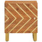 vidaXL Bedside Cabinets 2 pcs Brown and Black Solid Wood Mango