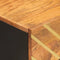 vidaXL Bedside Cabinet Brown and Black Solid Wood Mango