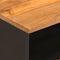 vidaXL Bedside Cabinet Brown and Black Solid Wood Mango