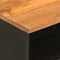 vidaXL Bedside Cabinets 2 pcs Brown and Black Solid Wood Mango