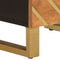 vidaXL Bedside Cabinets 2 pcs Brown and Black Solid Wood Mango