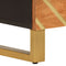 vidaXL Bedside Cabinet Brown and Black 50x33x60 cm Solid Wood Mango