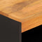 vidaXL Side Cabinet Brown and Black 60x33.5x75 cm Solid Wood Mango