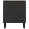 vidaXL Bedside Cabinet Black 40x33x46 cm Solid Wood Mango