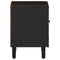 vidaXL Bedside Cabinet Black 40x33x46 cm Solid Wood Mango