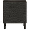 vidaXL Bedside Cabinets 2 pcs Black 40x33x46 cm Solid Wood Mango