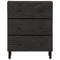 vidaXL Side Cabinet Black 60x33x75 cm Solid Wood Mango
