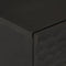 vidaXL Side Cabinet Black 60x33x75 cm Solid Wood Mango
