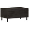 vidaXL Coffee Table Black 80x50x40 cm Solid Wood Mango