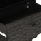 vidaXL Bedside Cabinet Black 50x33x60 cm Solid Wood Mango
