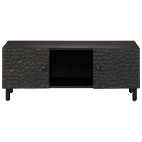 vidaXL Coffee Table Black 100x54x40 cm Solid Wood Mango