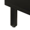 vidaXL Bathroom Cabinet Black 38x33x160 cm Solid Wood Mango
