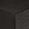 vidaXL Side Cabinet Black 60x33x75 cm Solid Wood Mango