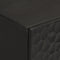 vidaXL Side Cabinet Black 90x33x75 cm Solid Wood Mango
