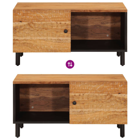 vidaXL Coffee Table 80x50x40 cm Solid Wood Acacia