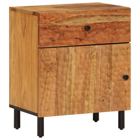 vidaXL Bedside Cabinet 50x33x60 cm Solid Wood Acacia