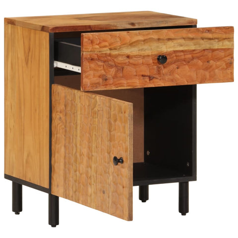 vidaXL Bedside Cabinet 50x33x60 cm Solid Wood Acacia