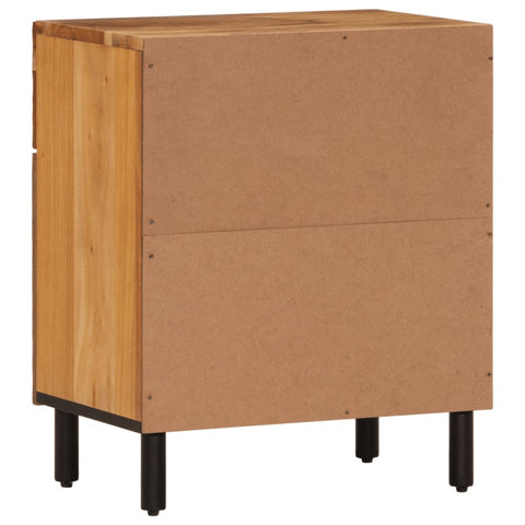 vidaXL Bedside Cabinet 50x33x60 cm Solid Wood Acacia