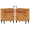 vidaXL Bedside Cabinet 50x33x60 cm Solid Wood Acacia