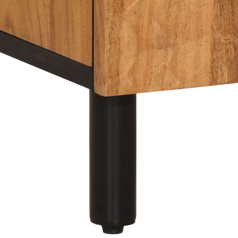 vidaXL Bedside Cabinet 50x33x60 cm Solid Wood Acacia