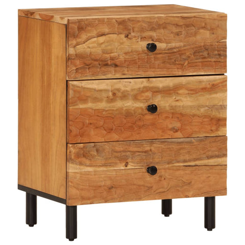 vidaXL Bedside Cabinet 50x33x60 cm Solid Wood Acacia