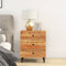 vidaXL Bedside Cabinet 50x33x60 cm Solid Wood Acacia