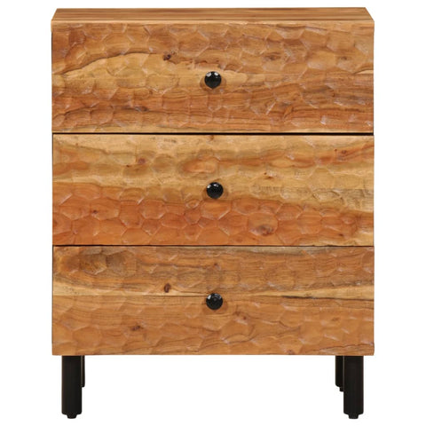 vidaXL Bedside Cabinet 50x33x60 cm Solid Wood Acacia