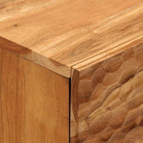 vidaXL Bedside Cabinet 50x33x60 cm Solid Wood Acacia