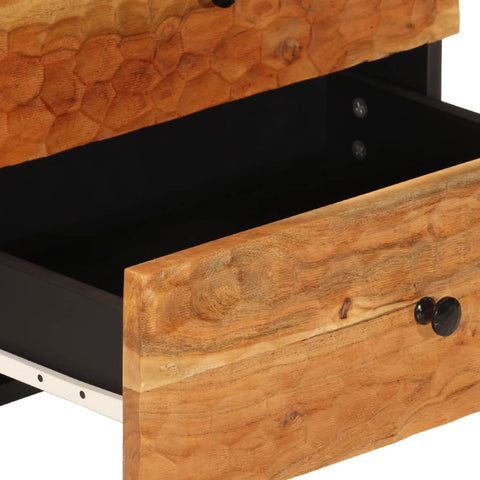 vidaXL Bedside Cabinet 50x33x60 cm Solid Wood Acacia