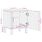 vidaXL Bedside Cabinet 40x33x46 cm Solid Wood Mango
