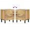 vidaXL Bedside Cabinet 40x33x46 cm Solid Wood Mango