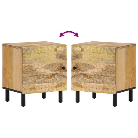 vidaXL Bedside Cabinets 2 pcs 40x33x46 cm Solid Wood Mango