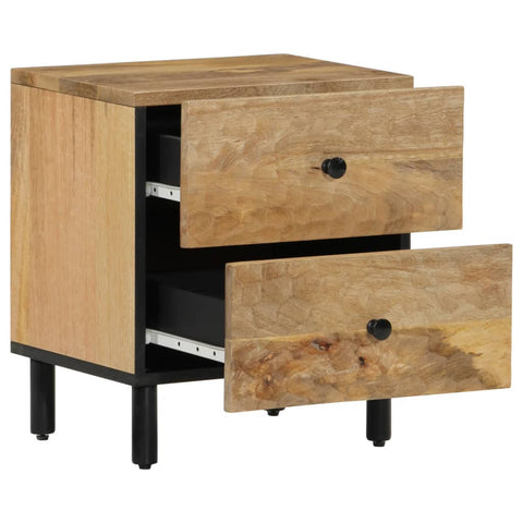 vidaXL Bedside Cabinets 2 pcs 40x33x46 cm Solid Wood Mango