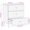 vidaXL Bedside Cabinet 50x33x60 cm Solid Wood Mango