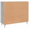 vidaXL Sideboard Grey Sonoma 90x34x80 cm Engineered Wood