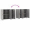vidaXL Sideboard Grey Sonoma 90x34x80 cm Engineered Wood