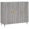 vidaXL Sideboard Grey Sonoma 90x34x80 cm Engineered Wood