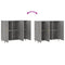 vidaXL Sideboard Grey Sonoma 90x34x80 cm Engineered Wood