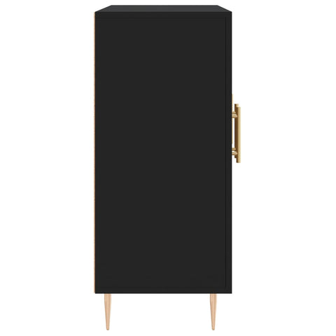 vidaXL Sideboard Black 90x34x80 cm Engineered Wood