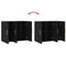 vidaXL Sideboard Black 90x34x80 cm Engineered Wood