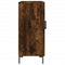 vidaXL Sideboard Smoked Oak 90x34x80 cm Engineered Wood