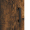 vidaXL Sideboard Smoked Oak 90x34x80 cm Engineered Wood