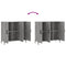 vidaXL Sideboard Grey Sonoma 90x34x80 cm Engineered Wood