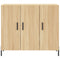 vidaXL Sideboard Sonoma Oak 90x34x80 cm Engineered Wood