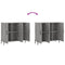 vidaXL Sideboard Grey Sonoma 90x34x80 cm Engineered Wood