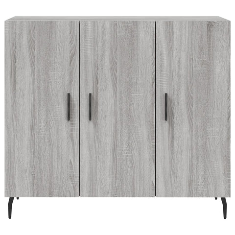 vidaXL Sideboard Grey Sonoma 90x34x80 cm Engineered Wood