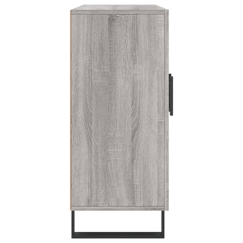 vidaXL Sideboard Grey Sonoma 90x34x80 cm Engineered Wood
