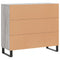vidaXL Sideboard Grey Sonoma 90x34x80 cm Engineered Wood