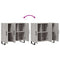 vidaXL Sideboard Grey Sonoma 90x34x80 cm Engineered Wood