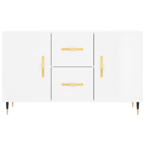 vidaXL Sideboard High Gloss White 100x36x60 cm Engineered Wood